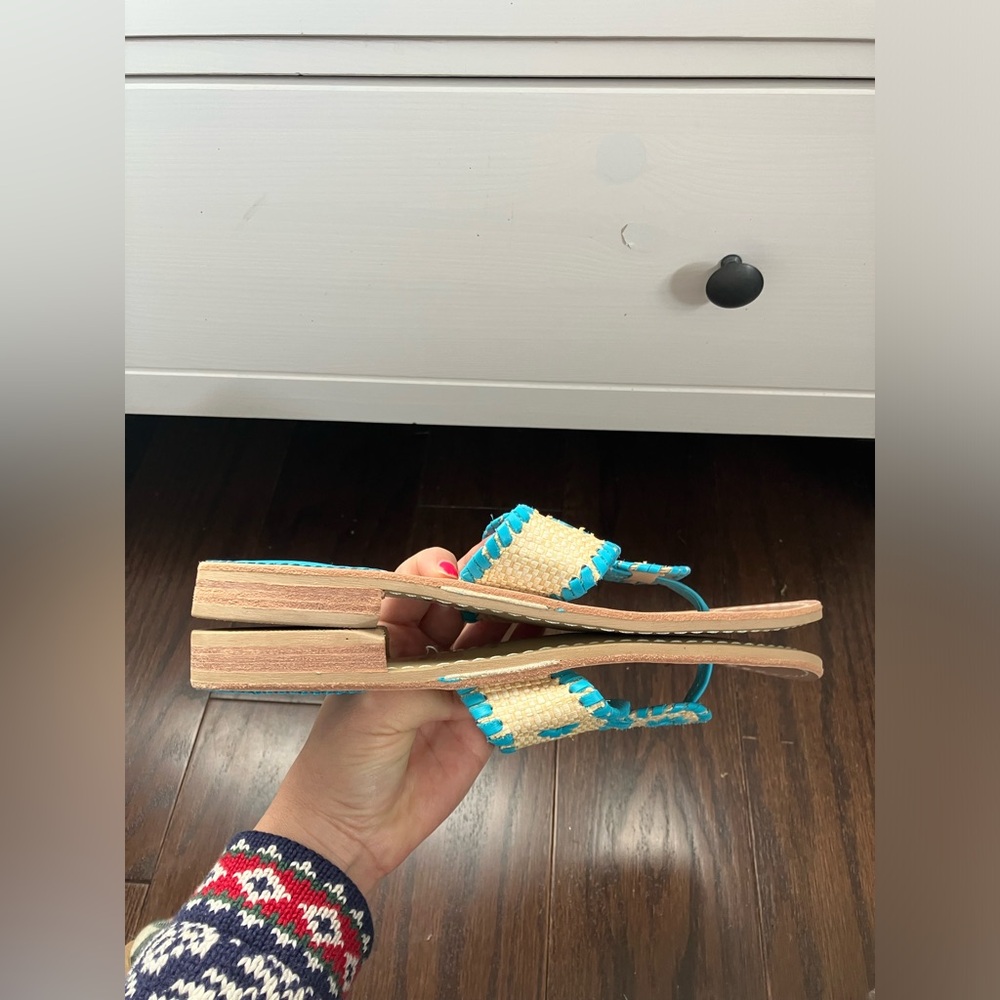 Jack Rogers Turquoise Sandals - Picture 5 of 7